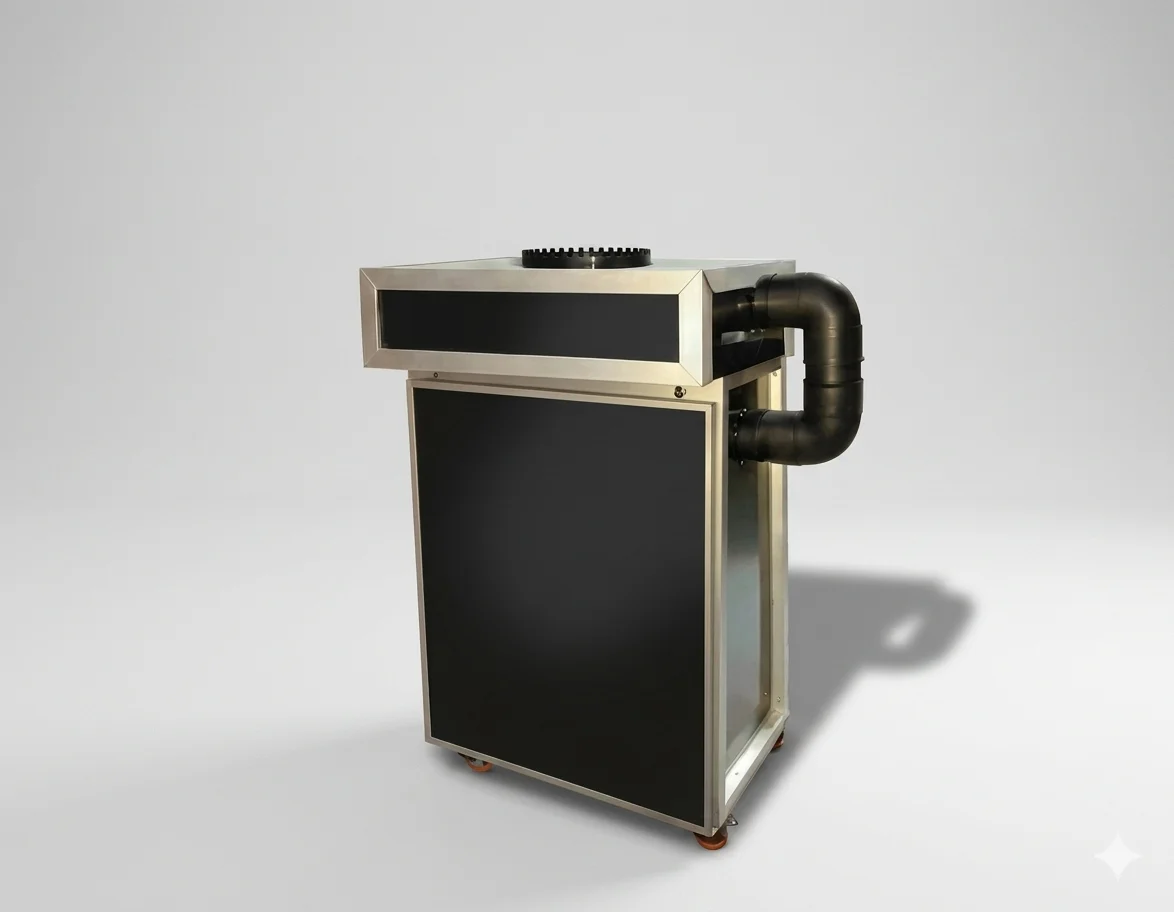 Modular 100 litre-per-day atmospheric water harvesting system
