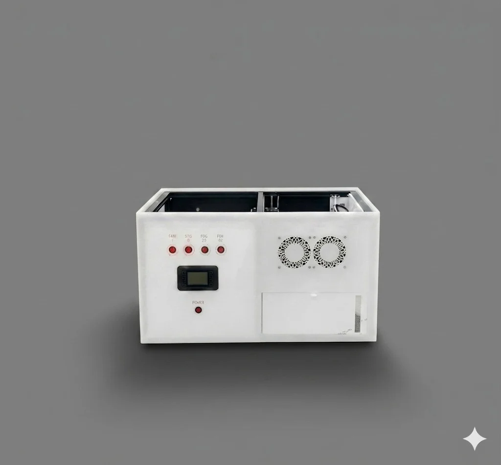 Compact monitoring atmospheric water generator